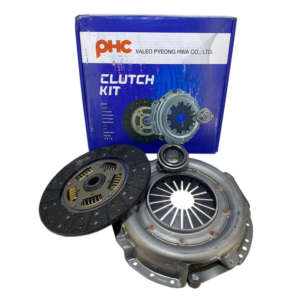 Комплект сцепления (диск + корзина + выжимной подшипник) Hyundai HD72 D4Al Евро-1/2 | PHC Valeo